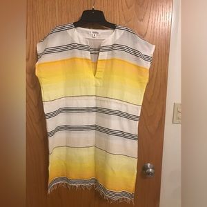 Lemlem deep v neck dress